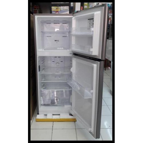 Kulkas 2 pintu SAMSUNG RT19M300BGS 203 LITER NO FROST Stainless Steel Door Garansi 10 TH Digital INVERTER