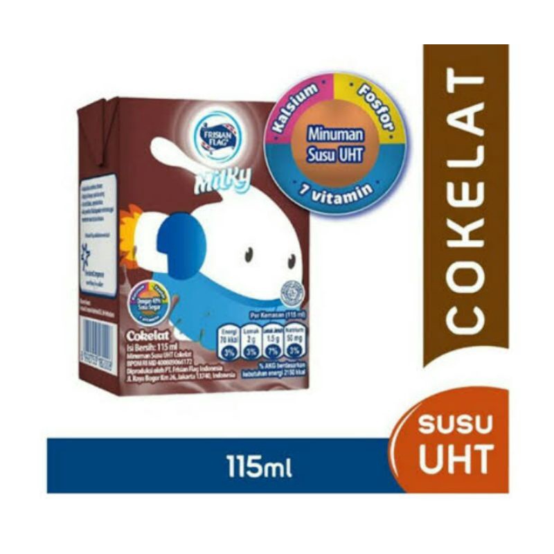 

SUSU MILKY FRESIAN FLAG 115 ML Rp 2700/pc