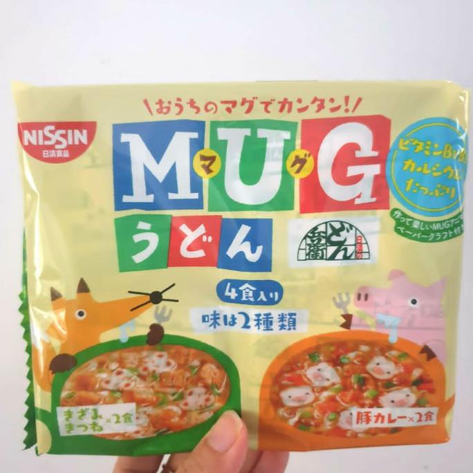 NISSIN MUG NOODLE (MIE INSTANT ANAK TANPA MSG) ORIGINAL JAPAN - MUG UDON