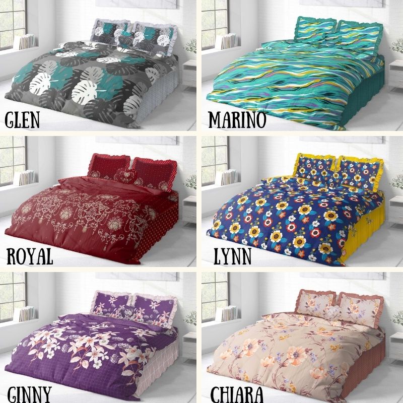 RC BEDCOVER  HAWAII KING UKURAN 180X200