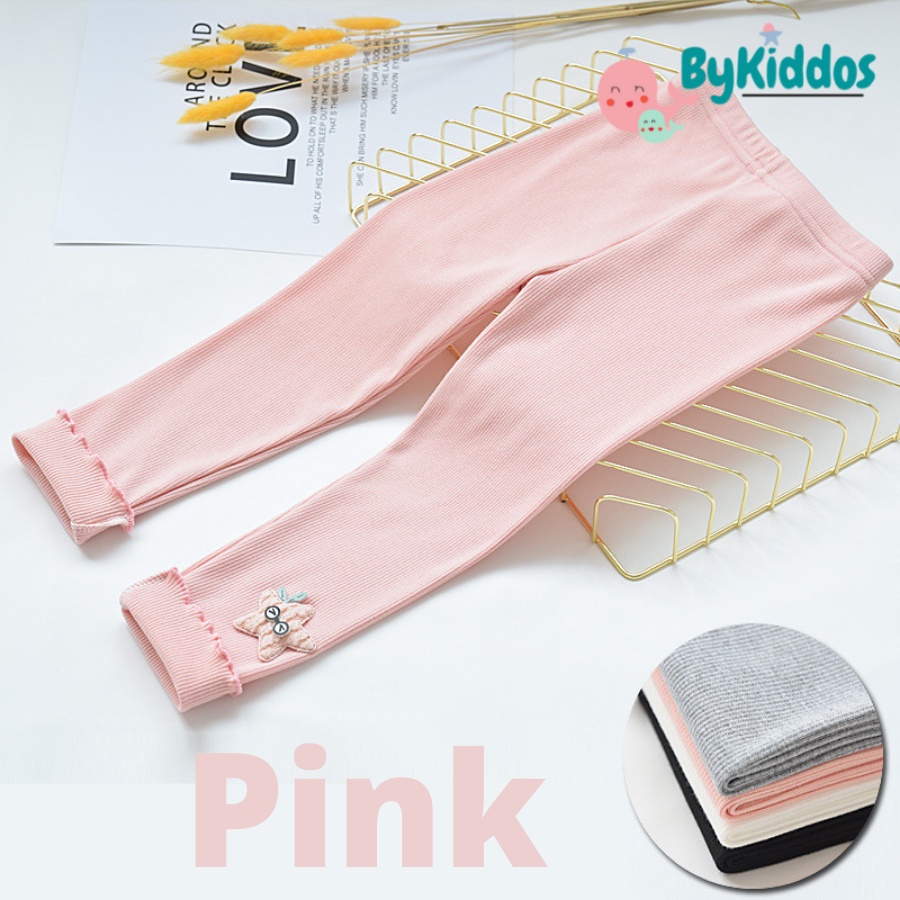 ByKiddos - Legging Anak Perempuan Import / Leging Impor Bayi / Celana Panjang Anak Perempuan Motif STAR