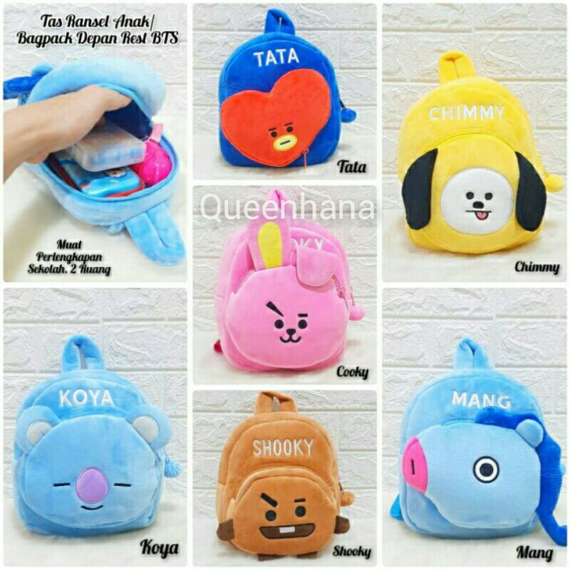 Tas Ransel Boneka Anak BTS / Backpack Anak BTS / Ransel Anak