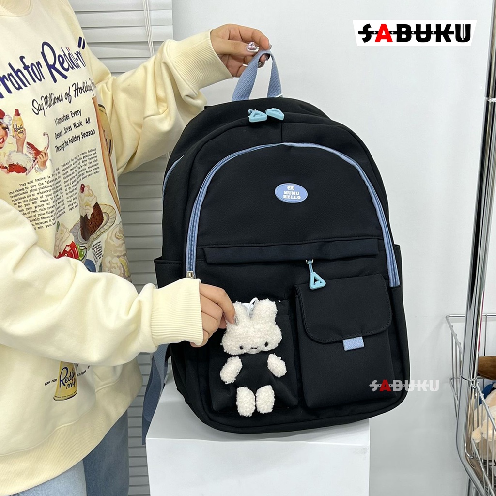 Tas Ransel Backpack Wanita Korea Multifungsi Sekolah Kekinian Tas Anak SD SMP Fashion Wanita - 269