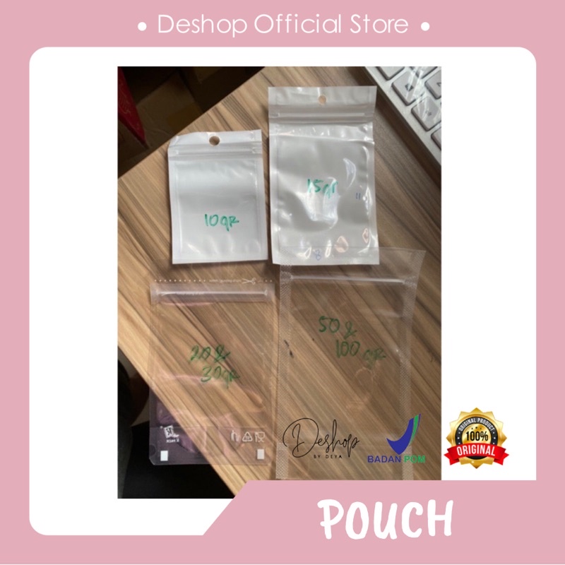 PLASTIK POUCH MASKER HARGA PER-LEMBAR