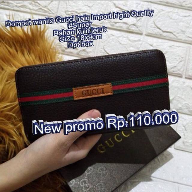 DOMPET WANITA GUCCI HAQL IMPORT HIGHT QUALITY