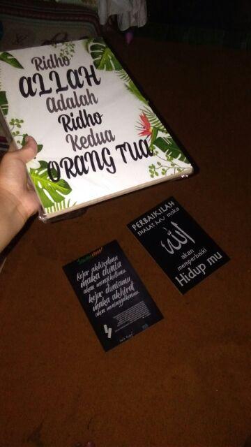 Hiasan Dinding Poster Kayu Al-176