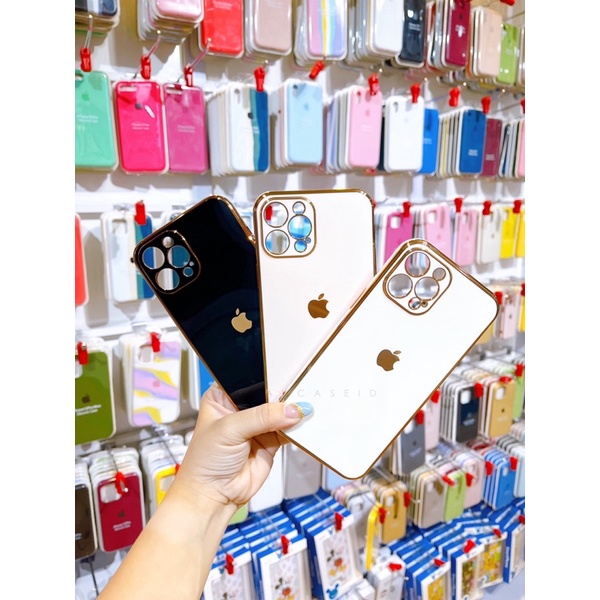 NEW MODEL  METALIC SOFT CASE IPHONE 12 13 PRO MAX , XR , 11 , 11 pro , 11 pro max