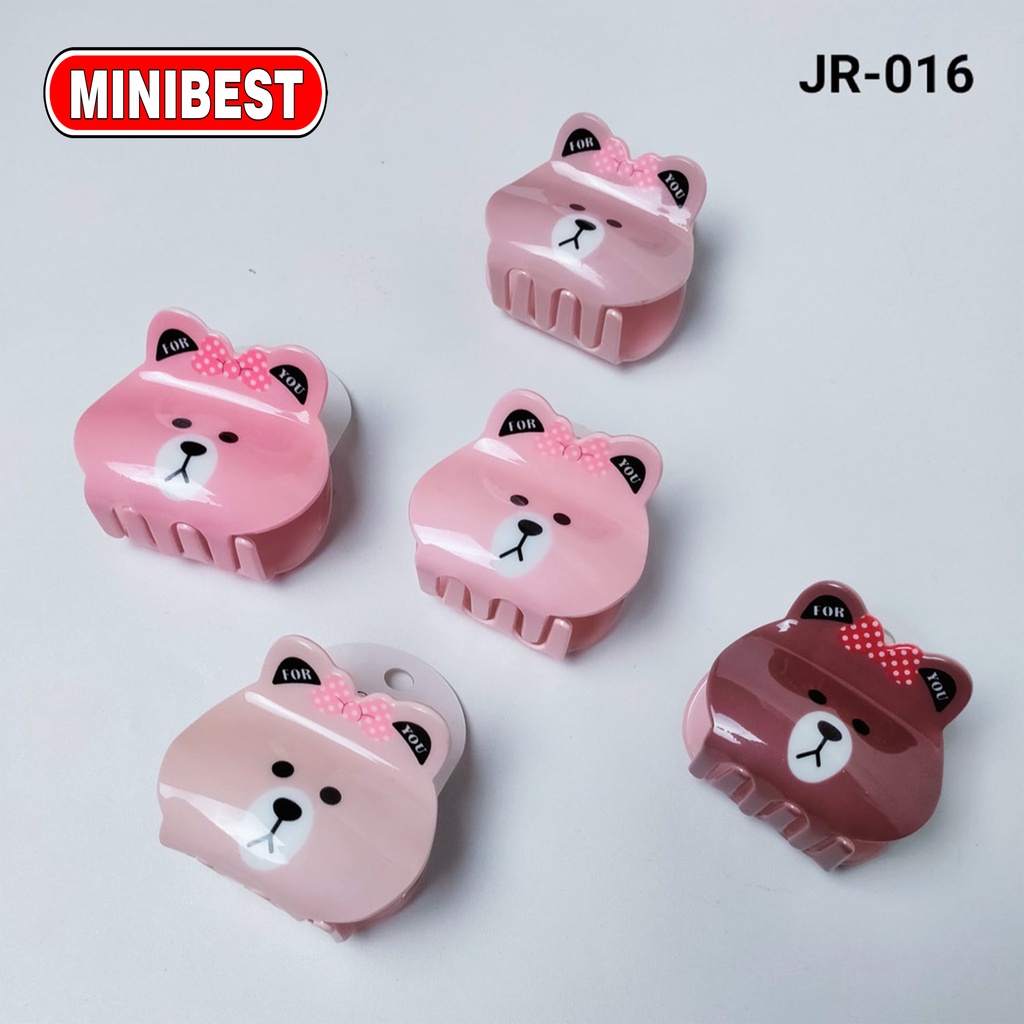 Minibest Jepit Rambut Akrilik Motif Buah Lucu (1PC)