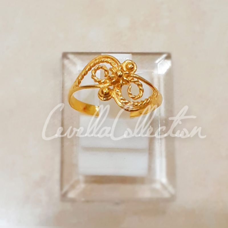 Cincin Batik Emas Muda 1 Gram