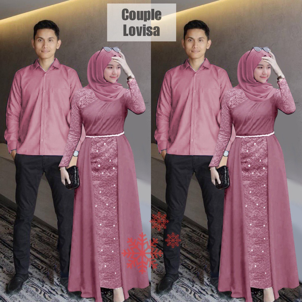 indobest CP LOVISA / COUPLE MUSLIM PRIA WANITA / PESTA GOOD QUALITY