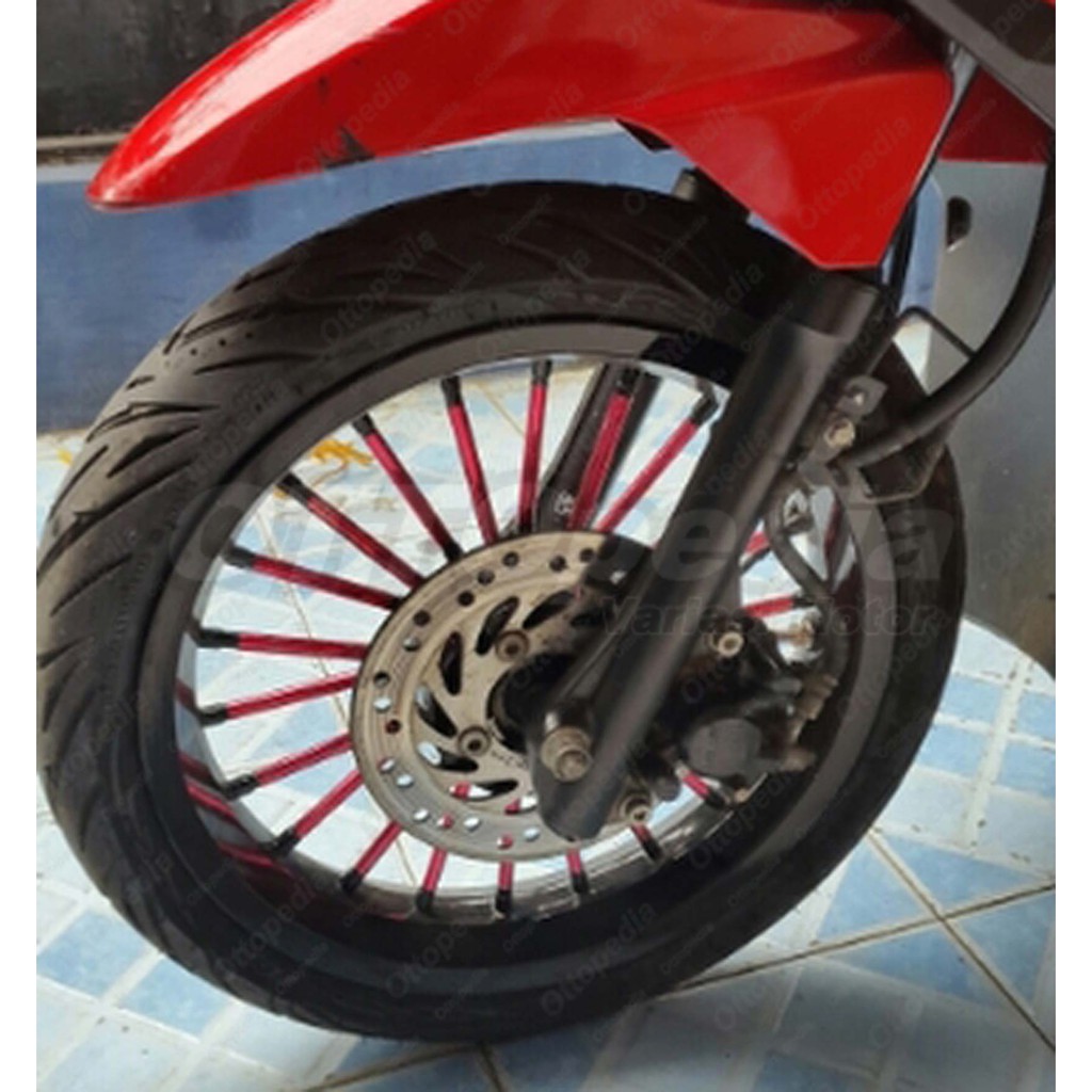 Velg Pelek Racing Tapak Lebar Power Andong Vario 110 Fi Ring 14 215 250 Hitam Merah Shopee Indonesia