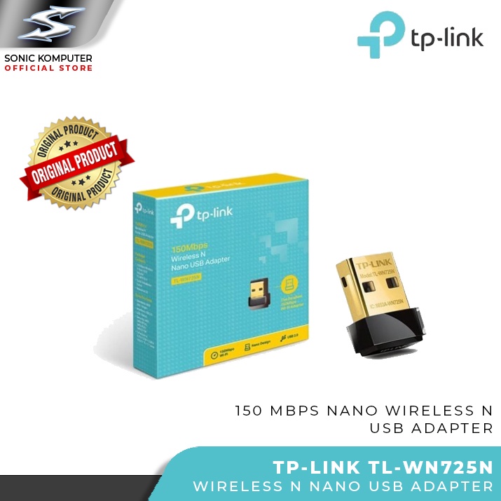 USB Wifi Adapter TP-LINK TL-WN725N 150Mbps Wireless TP LINK TL WN725N