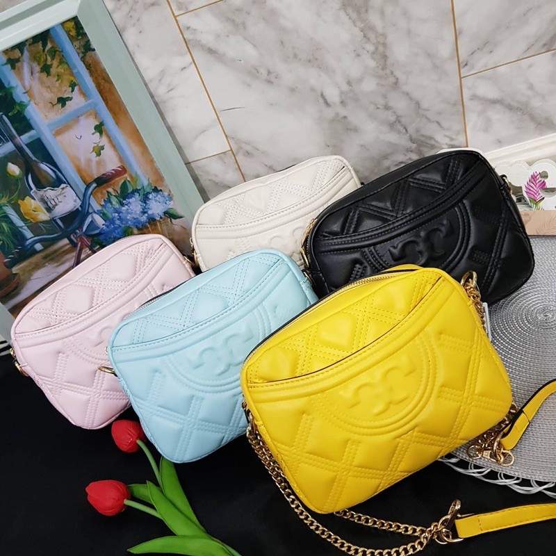 Slingbag by Tory Burch Import tas wanita selempang kulit doff fashion shoes kerja kantor