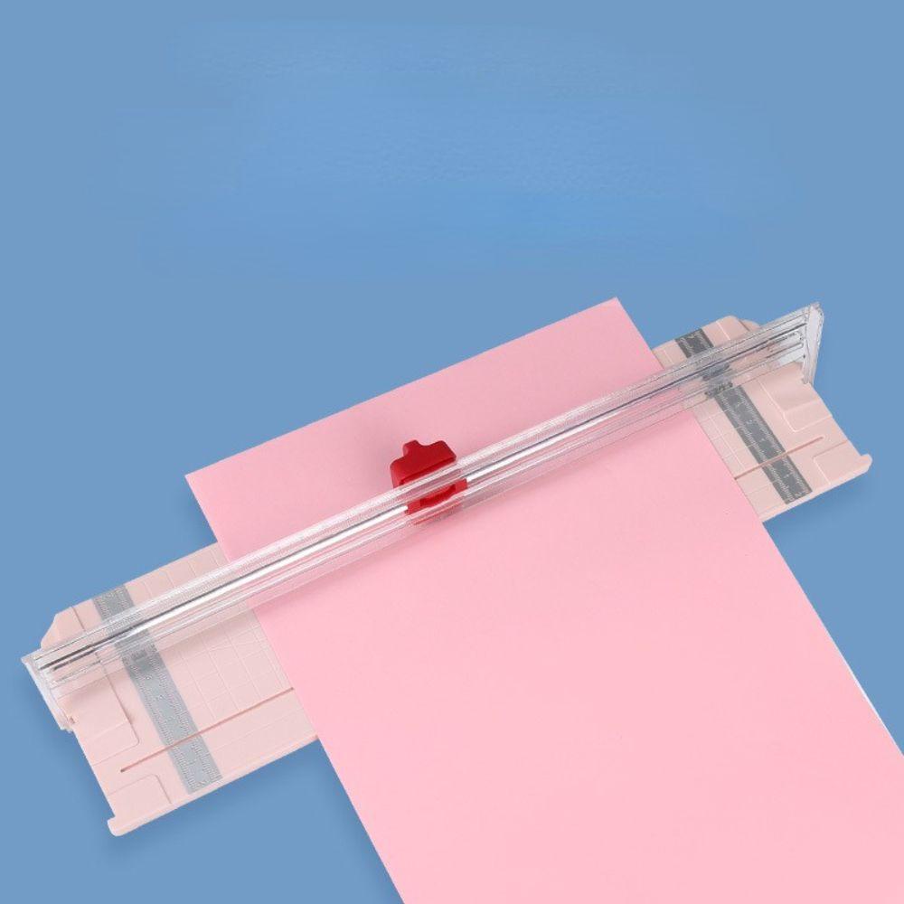Mxbeauty Alas Potong|Dengan Penggaris Pemotong Kertas Kartu Scrapbook A4 Ringan Presisi