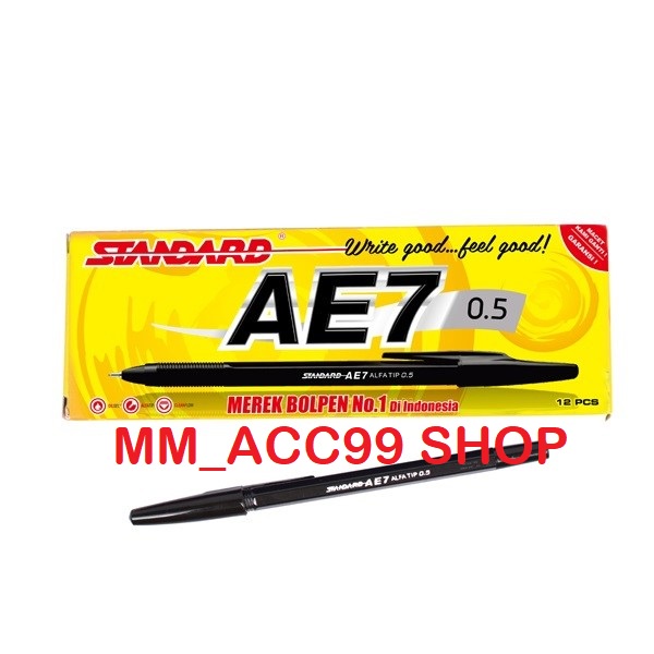 Pulpen Standard Ae7 / Pen Standart Ae7 12pcs