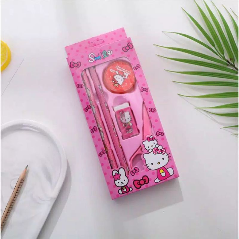 

Set Alat Tulis 5in1 Anak-Anak / Set Stationary import