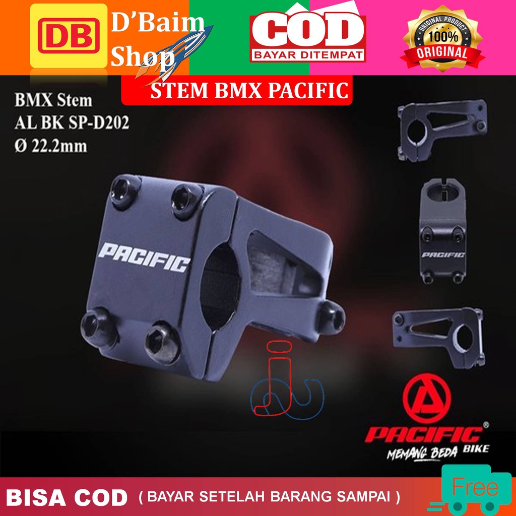 Stem Sepeda BMX Pacific Over Size Handle Stem BMX