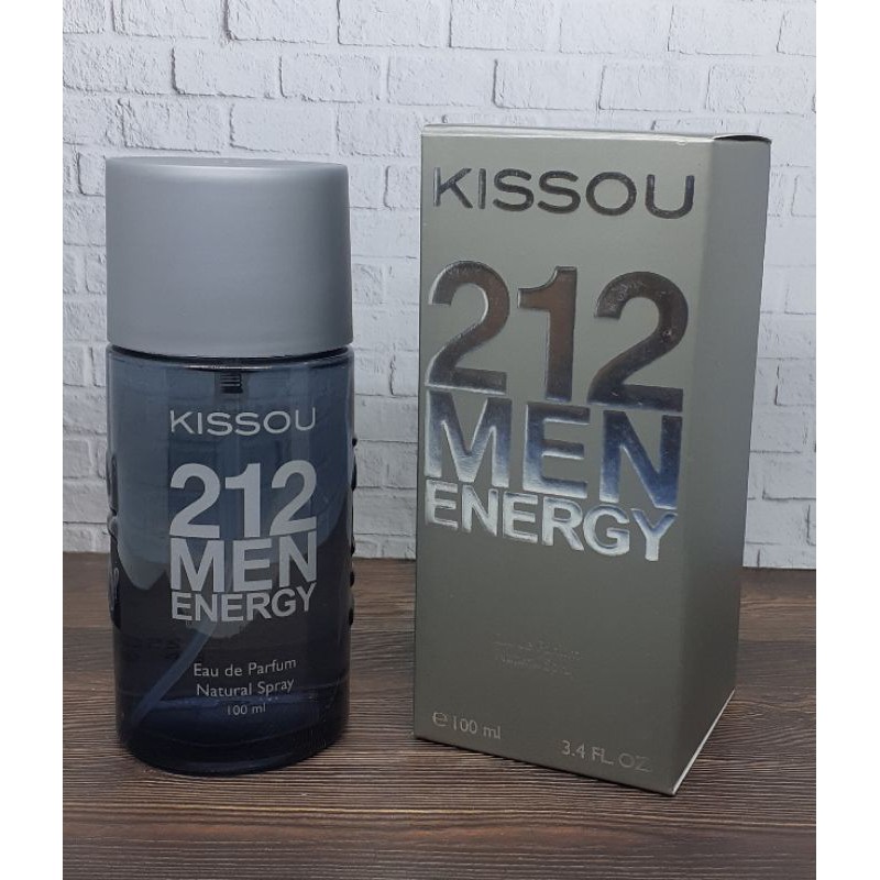 PARFUM 212 MEN ENERGY BY KISSOU ORIGINAL 100%