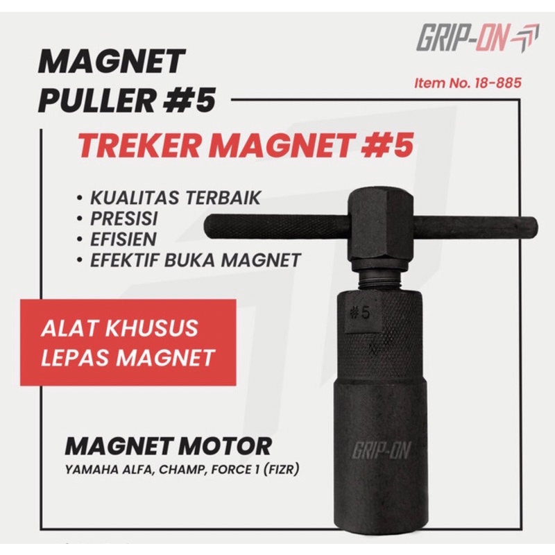 GRIP ON TREKER MAGNET NO 5 MOTOR YAMAHA MAGNET PULLER #5 GRIP ON TOOLS/ PERKAKAS BENGKEL