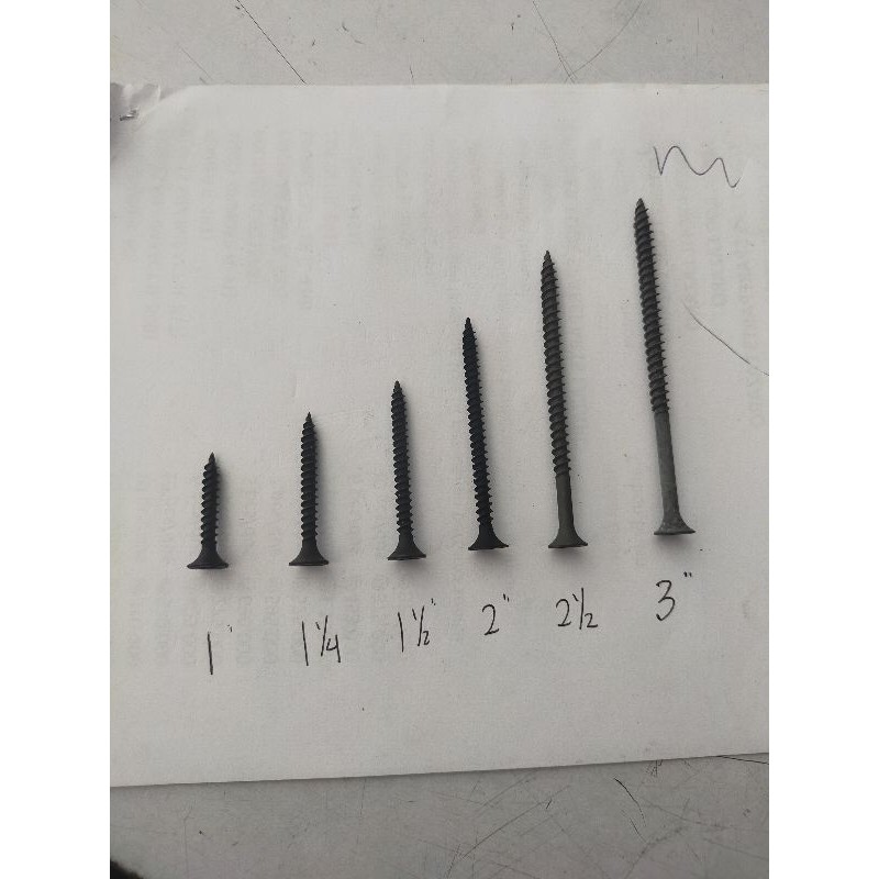 Sekrup gypsum. sekrup hitam baja. sekrup plafon