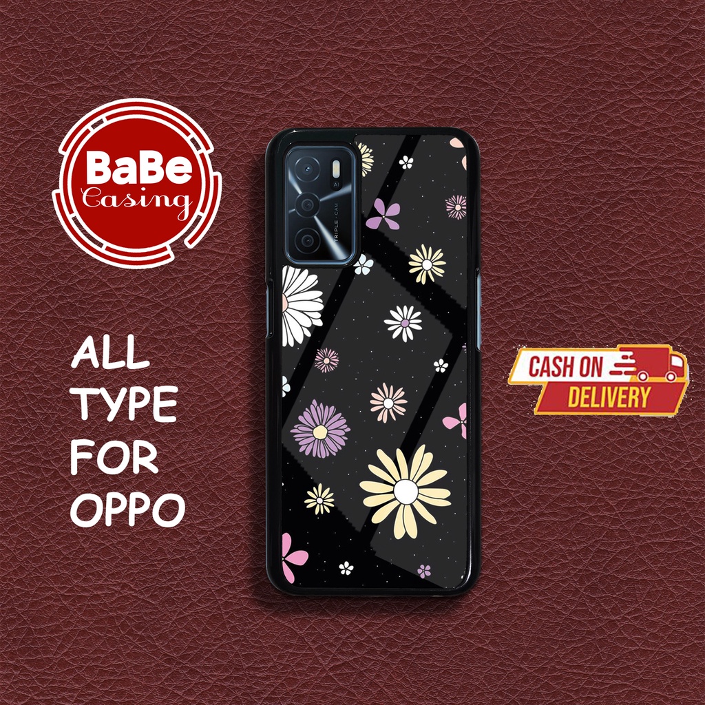 Case OPPO A16 Casing OPPO A16 case BUNGA Case hp kondom hp case aesthetic case anime case karakter B
