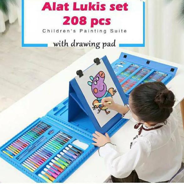 

EJ70JG Crayon set 208 pcs Alat Lukis Set Peralatan Menggambar Anak 208 pcs ★ (Terkini)
