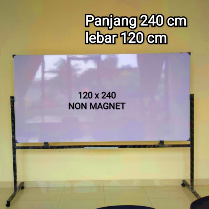 whiteboard standing 120 x 240 cm