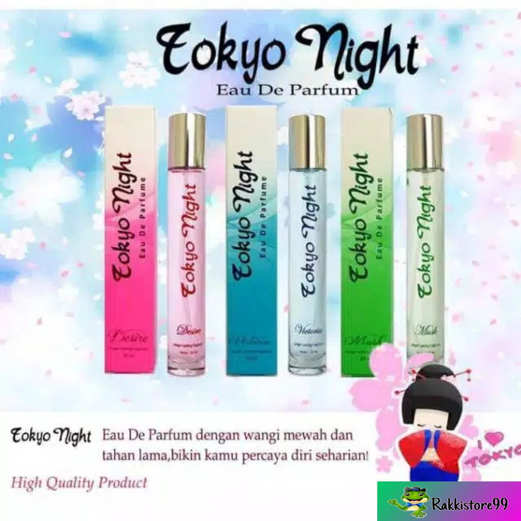 ❣️Rakkistore99❣️ Tokyo Night Eau De Parfum | Women | Men 30ml (100% Original)