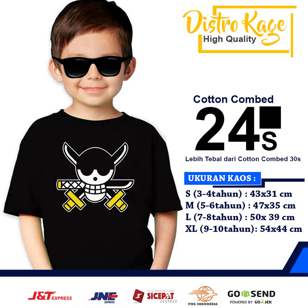 Pakaian Baju Kaos Anak Laki Laki Perempuan Anime One Piece Jolly Roger Lebaran Lucu Murah Cewek Cowo Shopee Indonesia