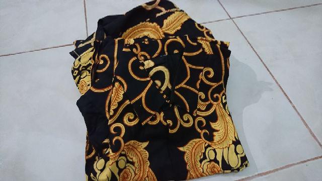 Maura Couple - Sania Ruffle Batik Couple Ori Garansi Termurah Shopee - Maxi Cape Etnica Ulir