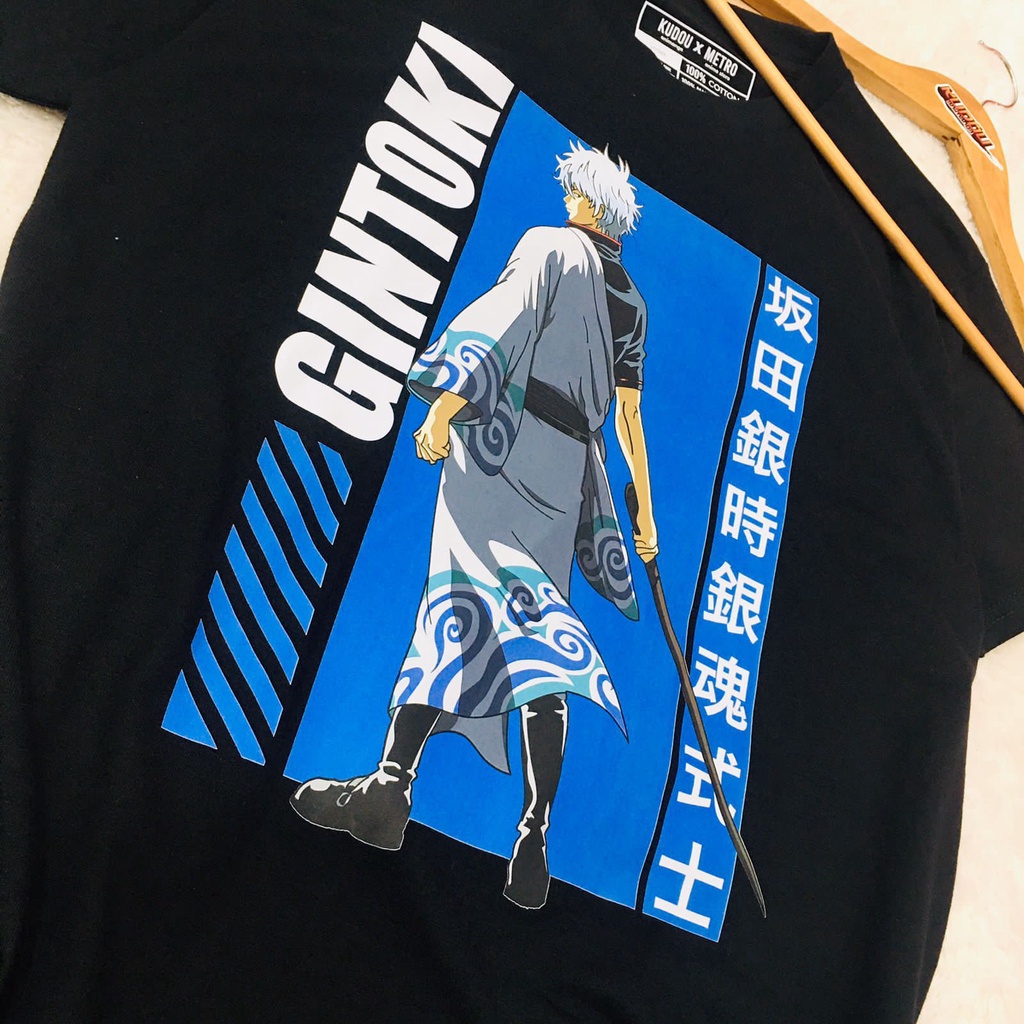 Tshirt Gintoki Samurai Anime Manga Gintama Premium Unisex