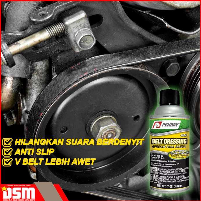 Penray Belt Dressing - 198 g / Merawat V Belt Mobil Motor Hilanngkan Suara Decit