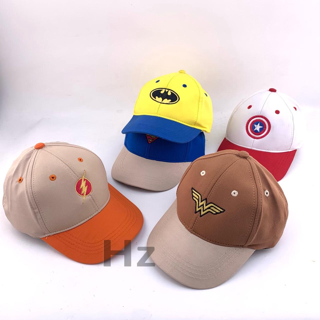 (HZ) TOPI FASHION ANAK FASHION HAT TOPI BASEBALL S.HERO