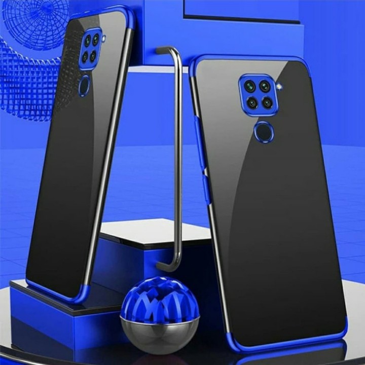 Shining Chrome Tpu Case Clear Silicone Case Xiaomi Redmi Note 9 - SC