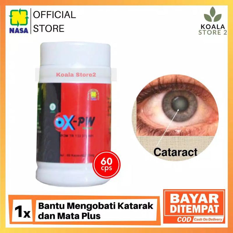 Obat mata katarak - Kapsul mata katarak - Kapsul mata herbal - Ox pw NASA - Obat mata rabun jauh