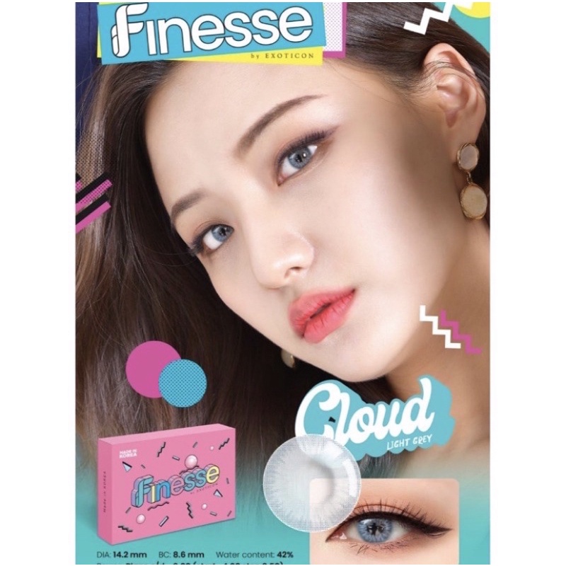 Softlens Finesse by Exoticon Minus (3,00 - 6,00) Dia 14,2mm