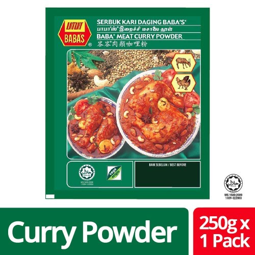 

MEAT CURRY POWDER BABA'S 250G - BUMBU KARI DAGING