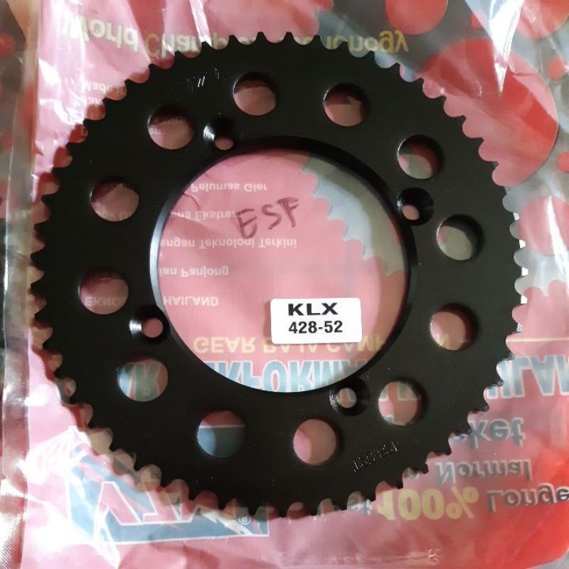 GEAR BELAKANG KLX DTRACKER KLX BF 46 48 50 52 53 54 55 56/GEAR BELAKANG KLX SSS VZM