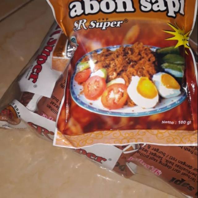 

Abon sapi SR super 100gr