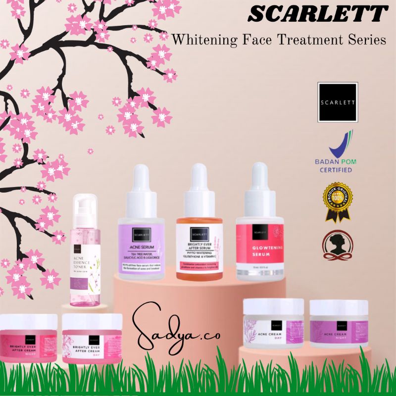 SCARLETT WHITENING / SCARLETT ACNE SERUM / SCARLETT BRIGHTLY EVER AFTER SERUM / SERUM SCARLETT / SCA
