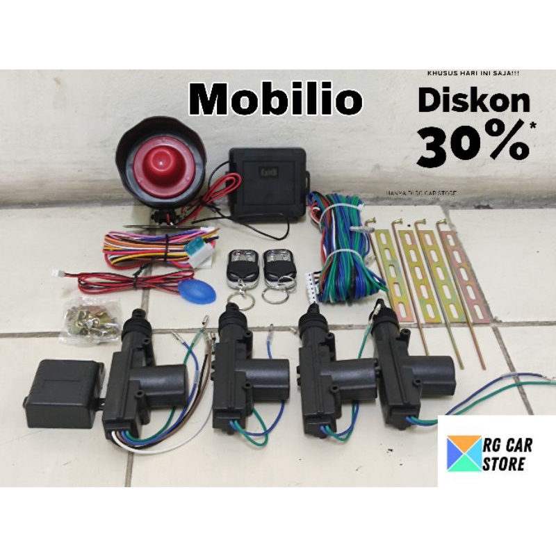 ALARM CENTRAL LOCK MOBIL HONDA MOBILIO-PAKET ALARM CENTRAL LOCK HONDA MOBILIO