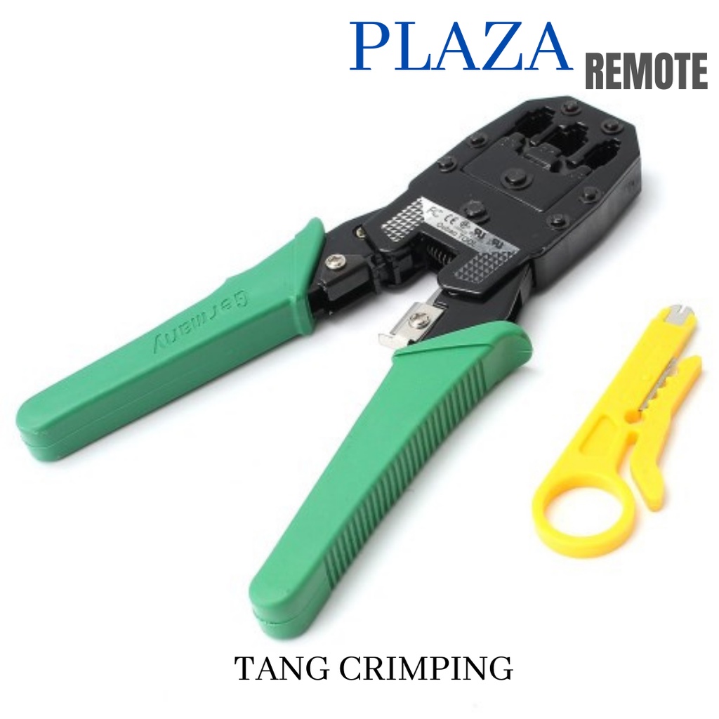 TANG Crimping Tool Triple (RJ-45 + RJ-11 + Cutter)