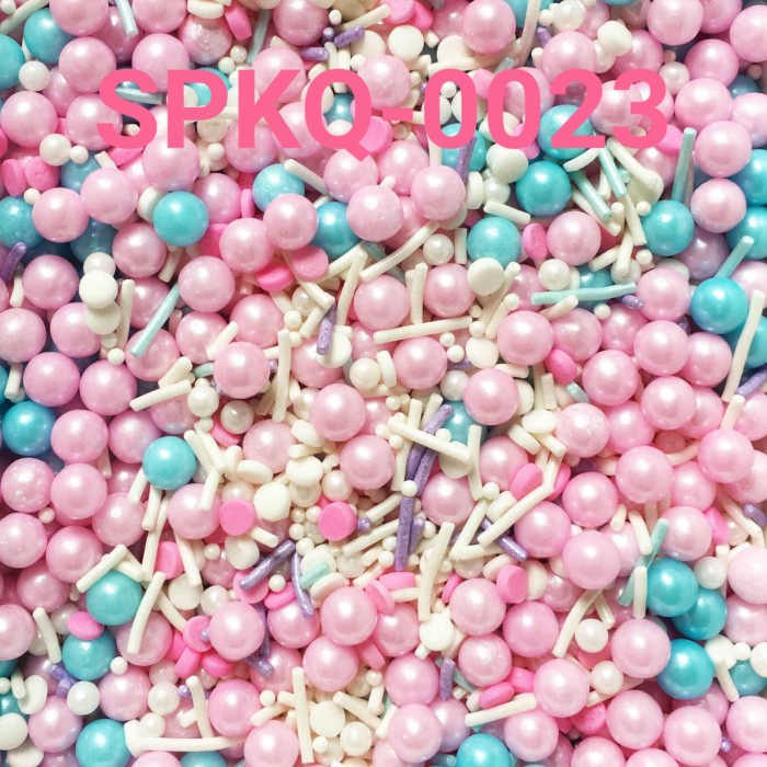 

SPKQ-0023 SPRINKLES SPRINKLE SPRINKEL 250GR MUTIARA MESES MIX PASTEL TERMURAH