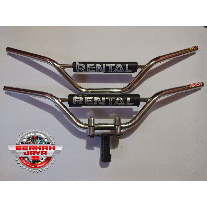 TERLARIS  Paketan lengkap Stang Trail Beserta Dudukan Stang Untuk Motor Bebek Yamaha Jupiter Z Jupit