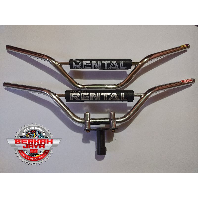 TERLARIS !! Paketan lengkap Stang Trail Beserta Dudukan Stang Untuk Motor Bebek Yamaha Jupiter Z Jup