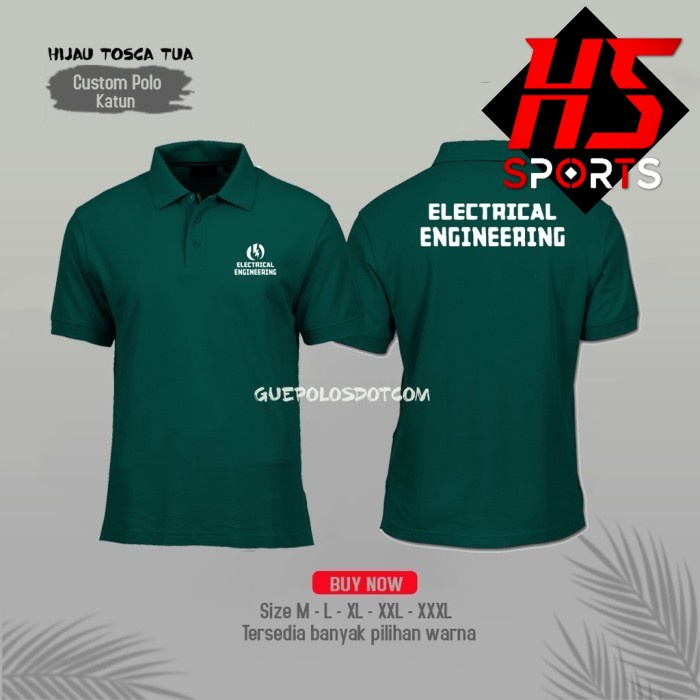 Poloshirt - Kaos Polo Electrical Engineering PLN - Polo kerah PLN