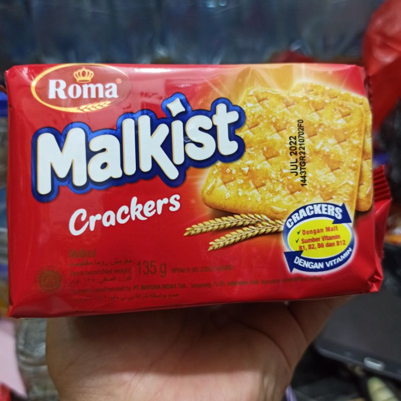 

Biskuit Roma Malkist Cracker Kotak