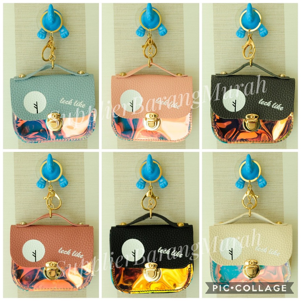 Gantungan Tas Kulit Cewek Selempang Daun FS0132