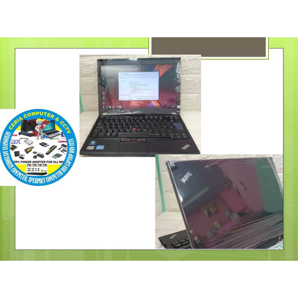 LAPTOP LEPTOP LENOVO THINKPAD X220 CORE I7 RAM 4GB HDD 320GB GEN2 BAGUS BERGARANSI MURAH PROMO