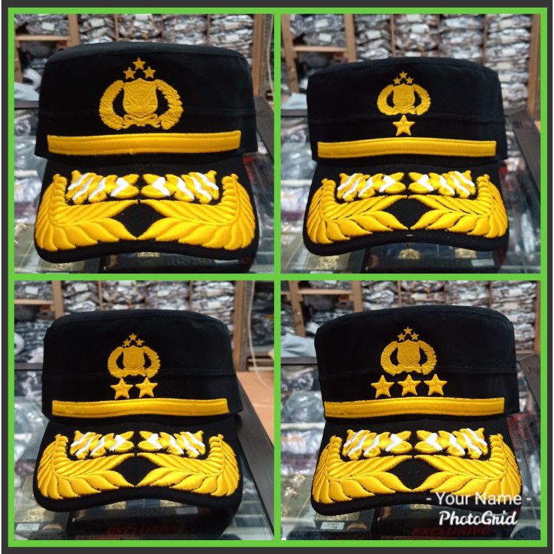 TOPI KOMANDO PATI POLISI/ TOPI KOMANDO POLISI/ TOPI PATI/ TOPI KOMANDO/ TOPI